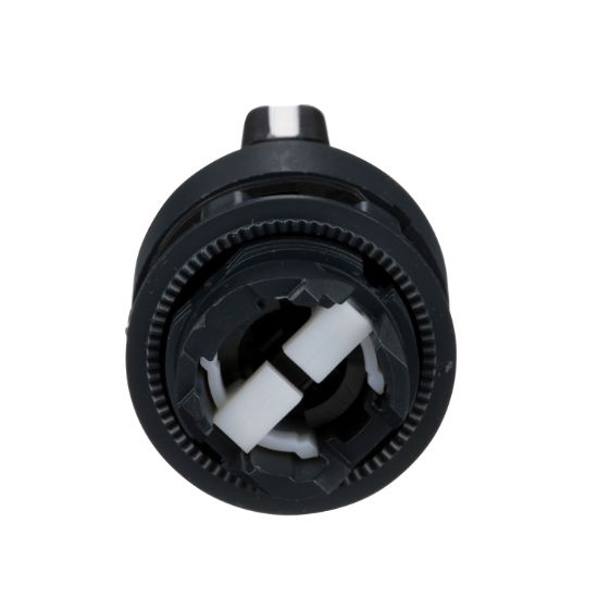 Picture of Selector switch head, Harmony XB5, plastic, black, 22mm, 2 positions, stay put