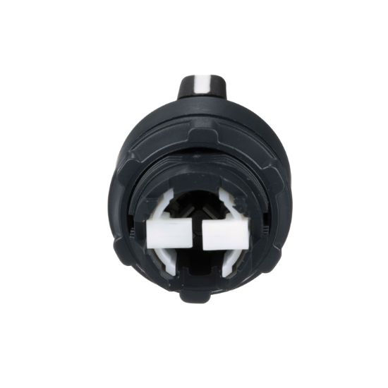Picture of Selector switch head, Harmony XB5, plastic, black, 22mm, 3 positions, stay put