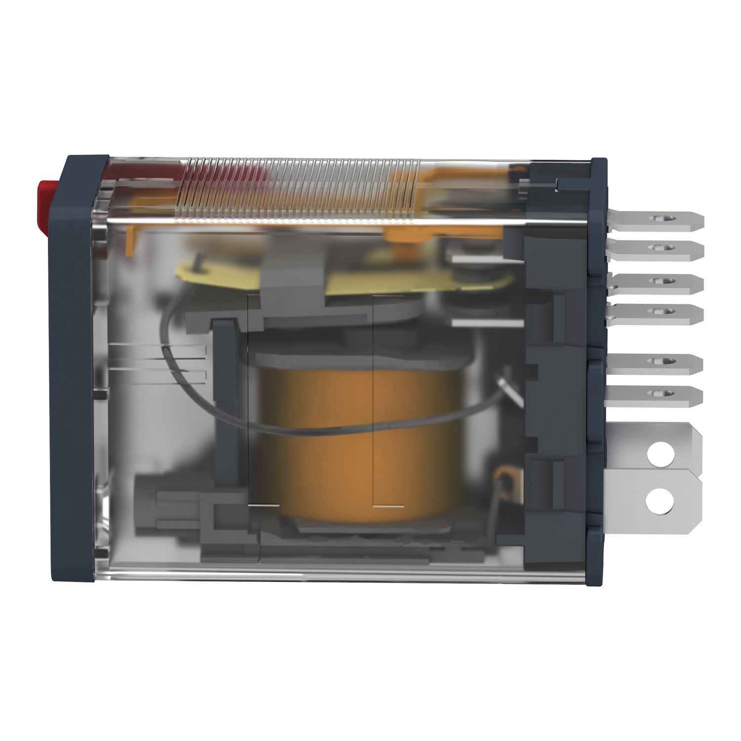 Picture of Harmony RPM, power plugin relay, 2 C/O, 120 VAC, 15 A, with LED