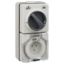 Picture of Switched Socket Outlet, Clipsal - 56 Series, 250V, 10A, 3 Flat PIN, IP66, 1 Pole, Heavy Duty