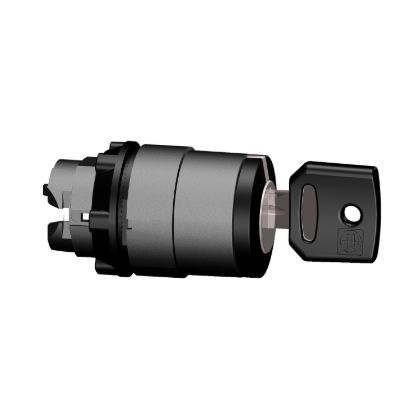 Picture of selector switch head 22mm 3-position spring return Key 3131A