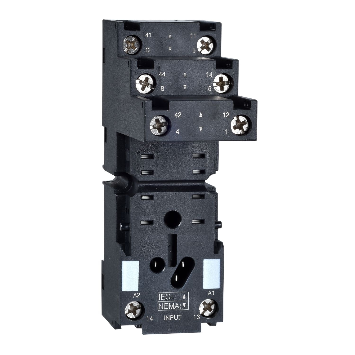 Picture of Socket for RXM2 relays, Harmony Timer Relays, screw connectors, separate contact