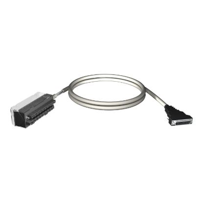 Picture of cord set, Modicon X80, 20 ways terminal, SUB-D25 connector, 3m (9.84ft)