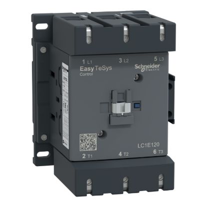 Picture of Contactor,Easy TeSys Control,LC1E,3P(3NO),AC-3,<=440V,120A,110V AC coil,50Hz