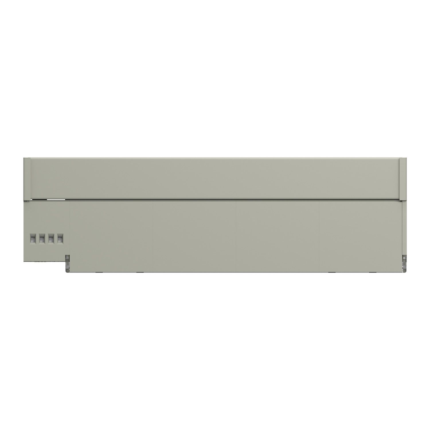 Picture of sub-base for plug-in relay ABE7 - 16 channels - fuses - relay 10 mm
