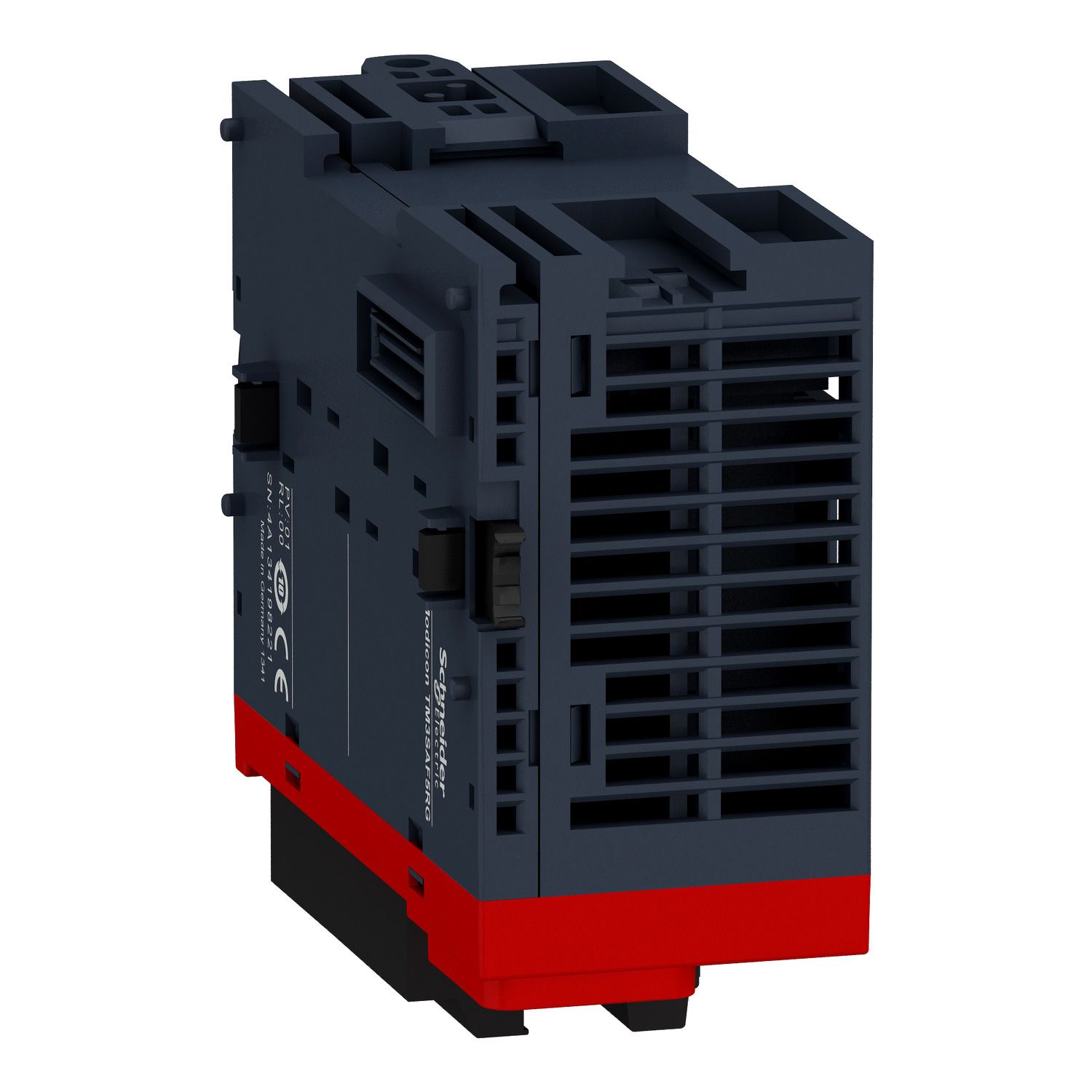 Picture of Safety module, Modicon TM3, 2 Function, Cat 3 PL d/SIL CL2 (screw) 24 VDC