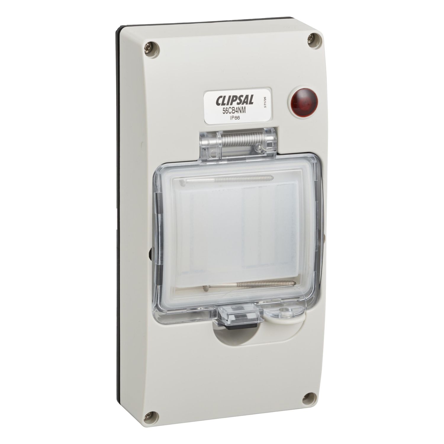 Picture of Mounting Cover Kit, Clipsal - 56 Series, 4 Module, with 240/415V Neon, Protective Membrane
