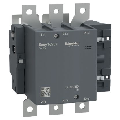 Picture of Contactor,Easy TeSys Control,LC1E,3P(3NO),AC-3,<=440V,250A,110V AC coil,50Hz