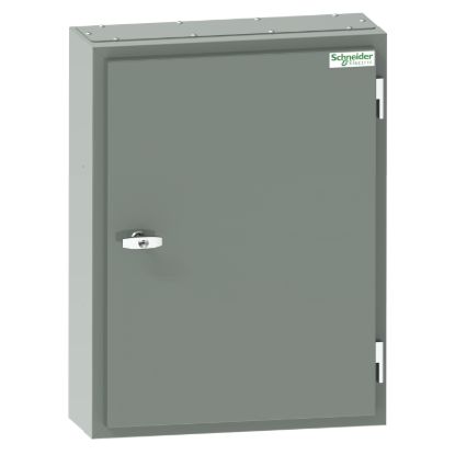 Picture of MD Isobar standard distribution board, Acti9, 24 poles, 160A main switch, 18mm, IP56, grey