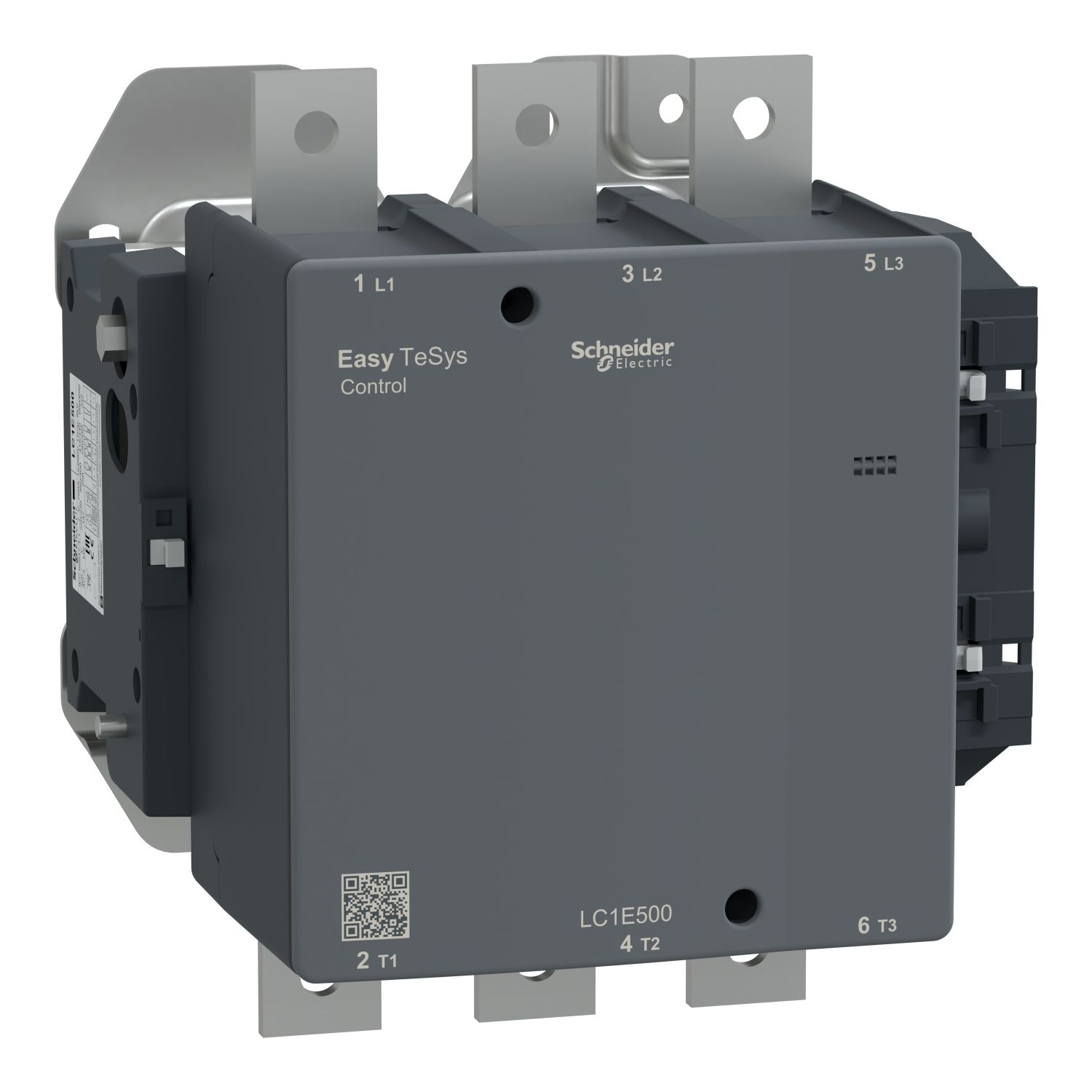 Picture of Contactor,Easy TeSys Control,LC1E,3P(3NO),AC-3,<=440V,500A,110V AC coil