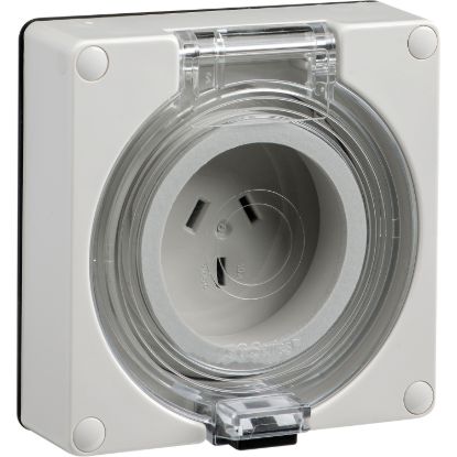 Picture of Socket, Easy56, 3 Pin, 10A, 250V, Less Enclosure