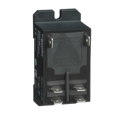 Picture of power relay, Harmony electromechanical relays, DIN rail or panel mount relay, 30A, 2NO, 24V AC