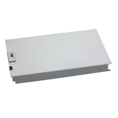 Picture of Plain metallic front plate, 28 modules, RAL 7035, H150xW600mm