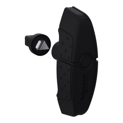 Picture of Triangular lock insert 6,5 CNOMO for PanelSeT S3D enclosures.