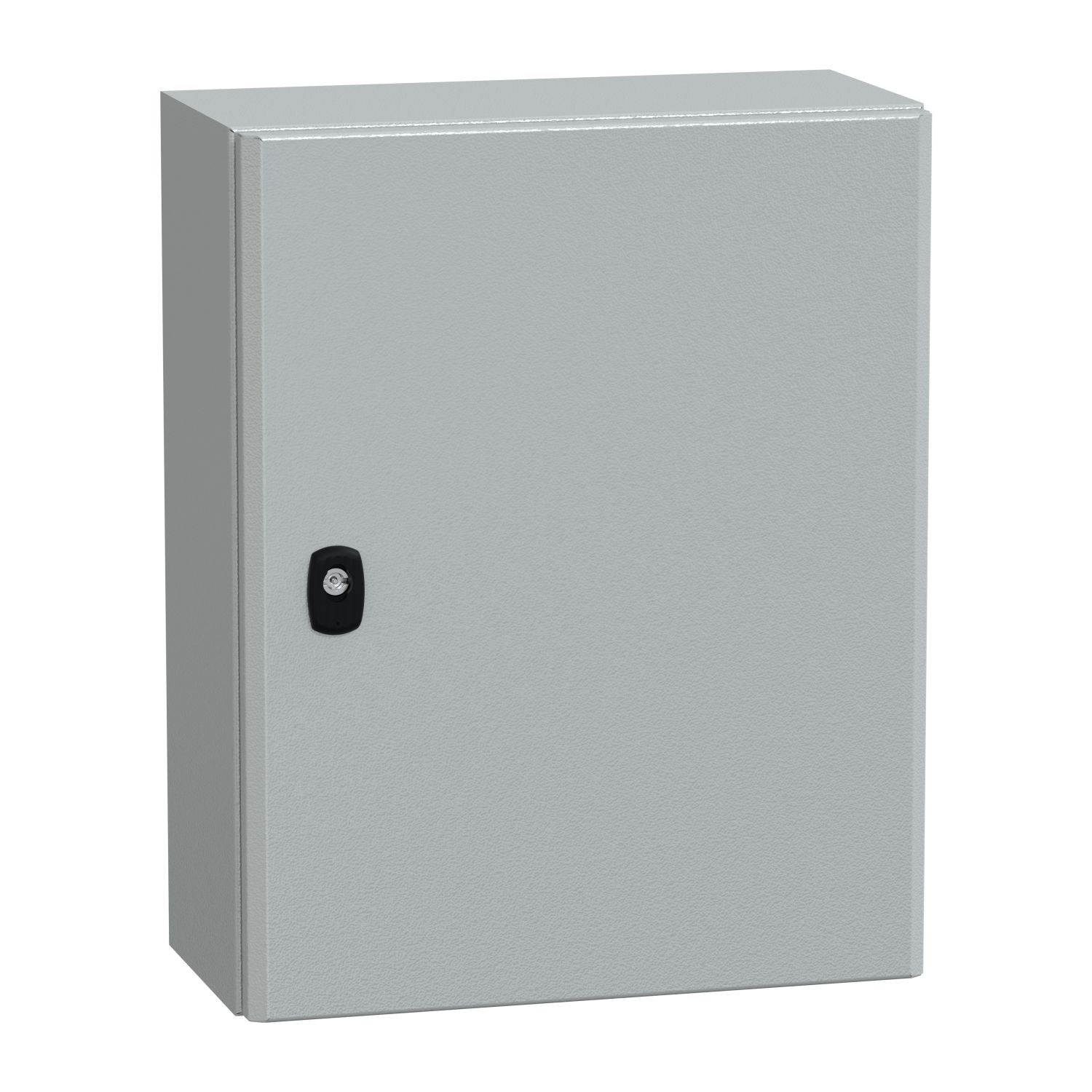 Picture of Wall mounted steel enclosure, Spacial S3D, plain door, with mounting plate, 500x400x200mm, IP66, IK10