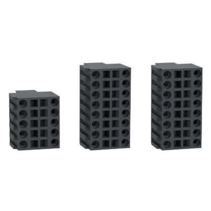 Picture of connector, Modicon M340, one 10 pin + two 16 pin, for counter module