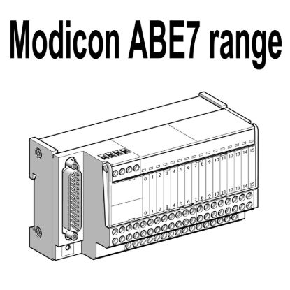 Picture of sub-base - soldered solid state output relay ABE7 - 8 outputs - 2 A