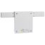 Picture of End feed unit, Canalis KBA, 25/40A, central mounting, 1 circuit, compatible DALI and KNX, white RAL9003