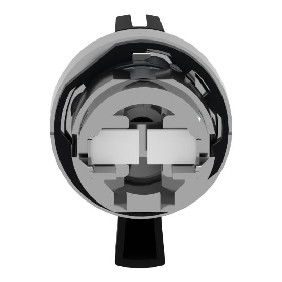 Picture of Head for selector switch, Harmony XB4, metal, black, 22mm, long handle, 3 positions, stay put