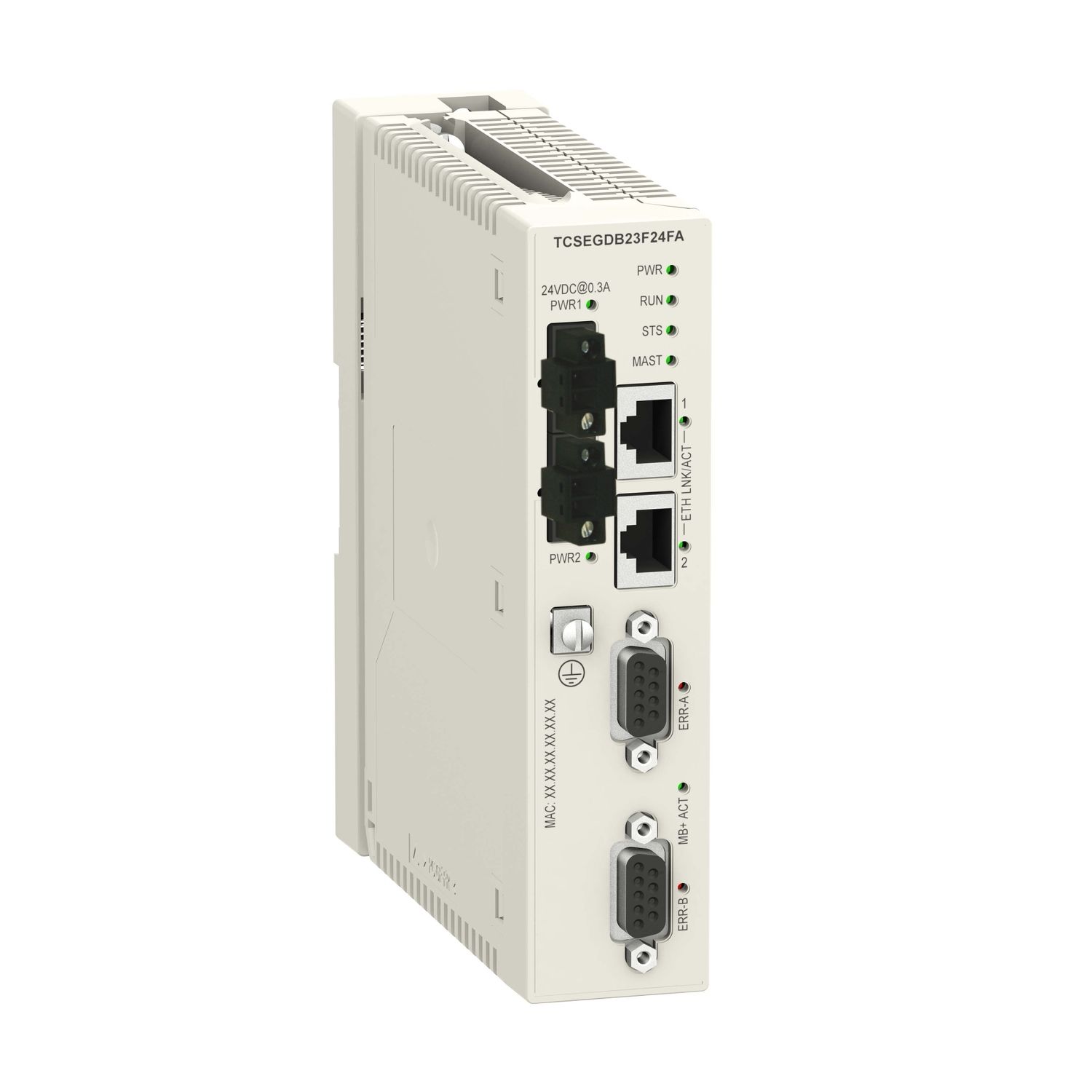 Picture of proxy module, Modicon X80, Modbus Plus, for Modicon M340 and Modicon M580