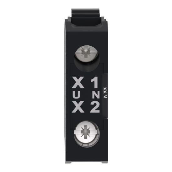 Picture of Light block, Harmony XB4, Harmony XB5, for head 22mm, universal LED, screw clamp terminals, 110...120V AC