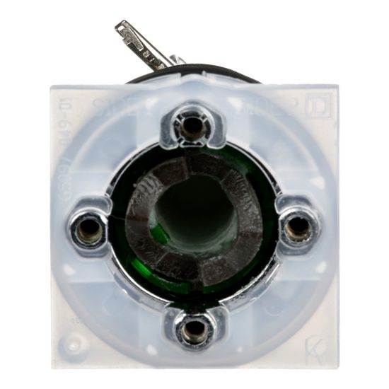 Picture of Key selector switch head, Harmony 9001K, metal, key switch, key active right left, 30mm, key E10, 2 positions, Cam E, stay put