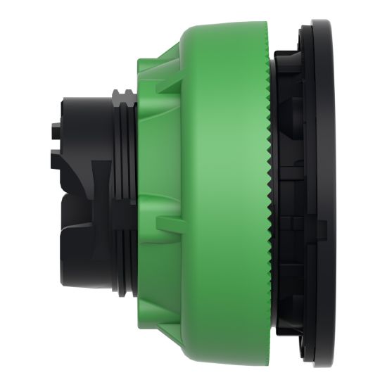 Picture of Head for pilot light, Harmony XB5, antimicrobial, plastic, orange, 30mm, universal LED, plain lens