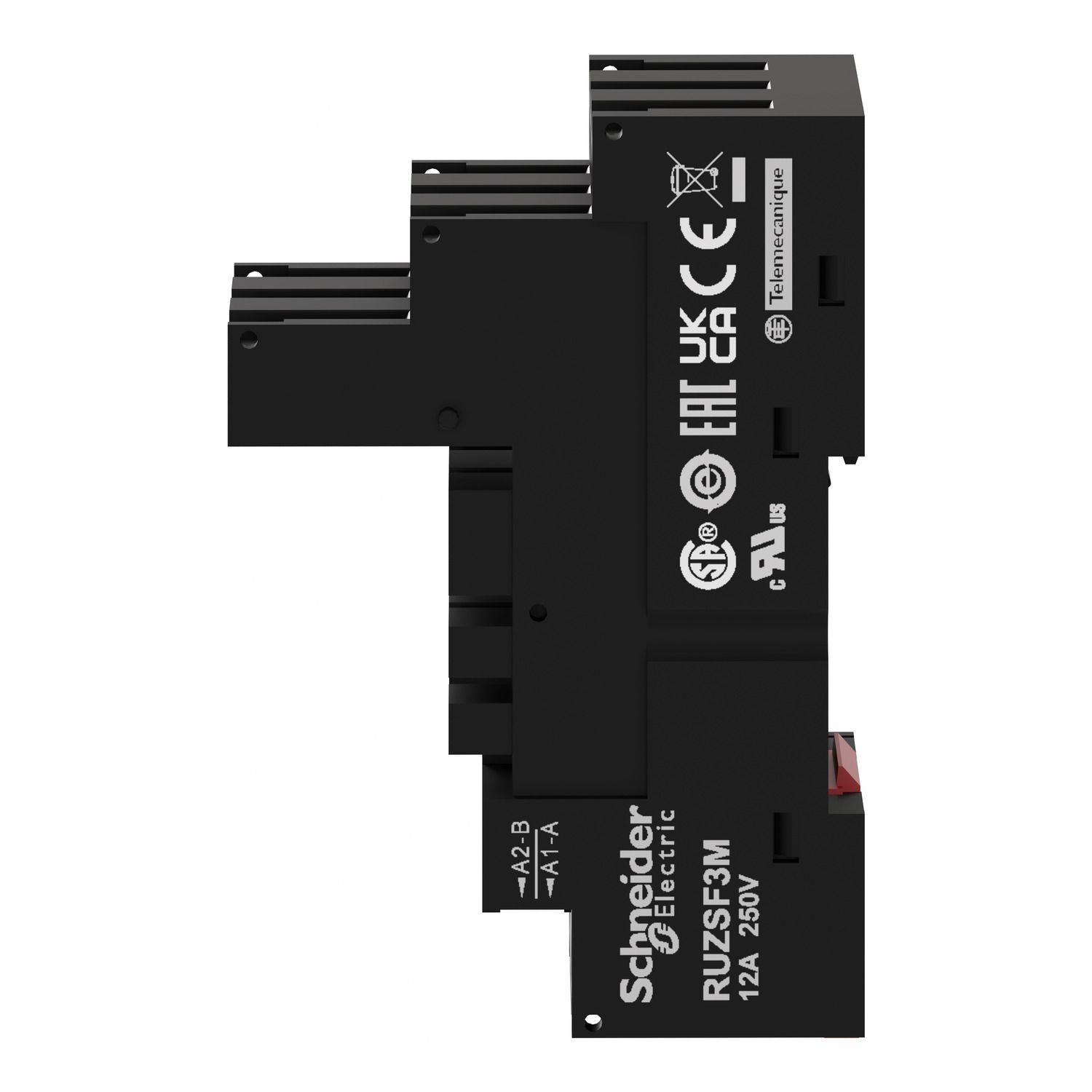 Picture of socket, Harmony Electromechanical Relays, for RUMF2 RUMF3 relays, 12A, screw connec to rs, separate contact