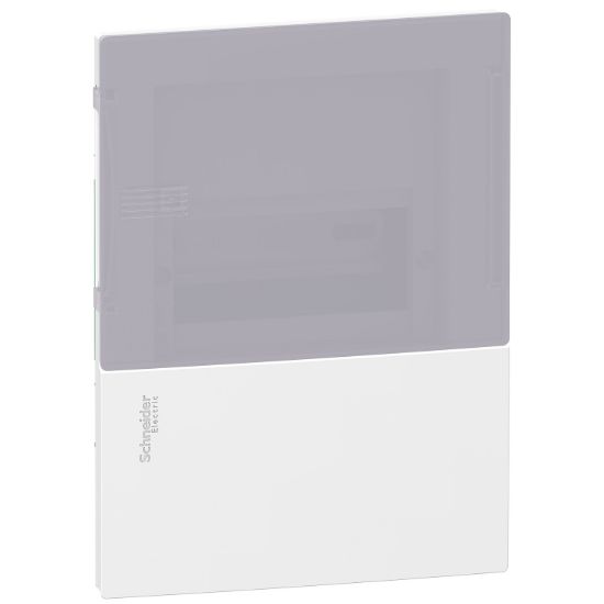 Picture of Enclosure, Resi9 MP, flush mounting, 1 row of 6 modules, IP40, translucid door, 1 earth terminal block