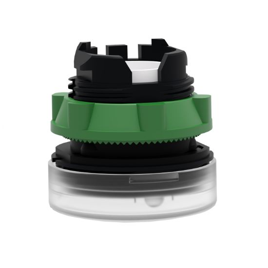 Picture of Head for pilot light, Harmony XB5, metal, white, 22mm, plain lens for BA9s bulb