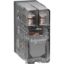 Picture of interface plug in relay, Harmony Electromechanical Relays, 5A, 2CO, clear cover, 230V AC