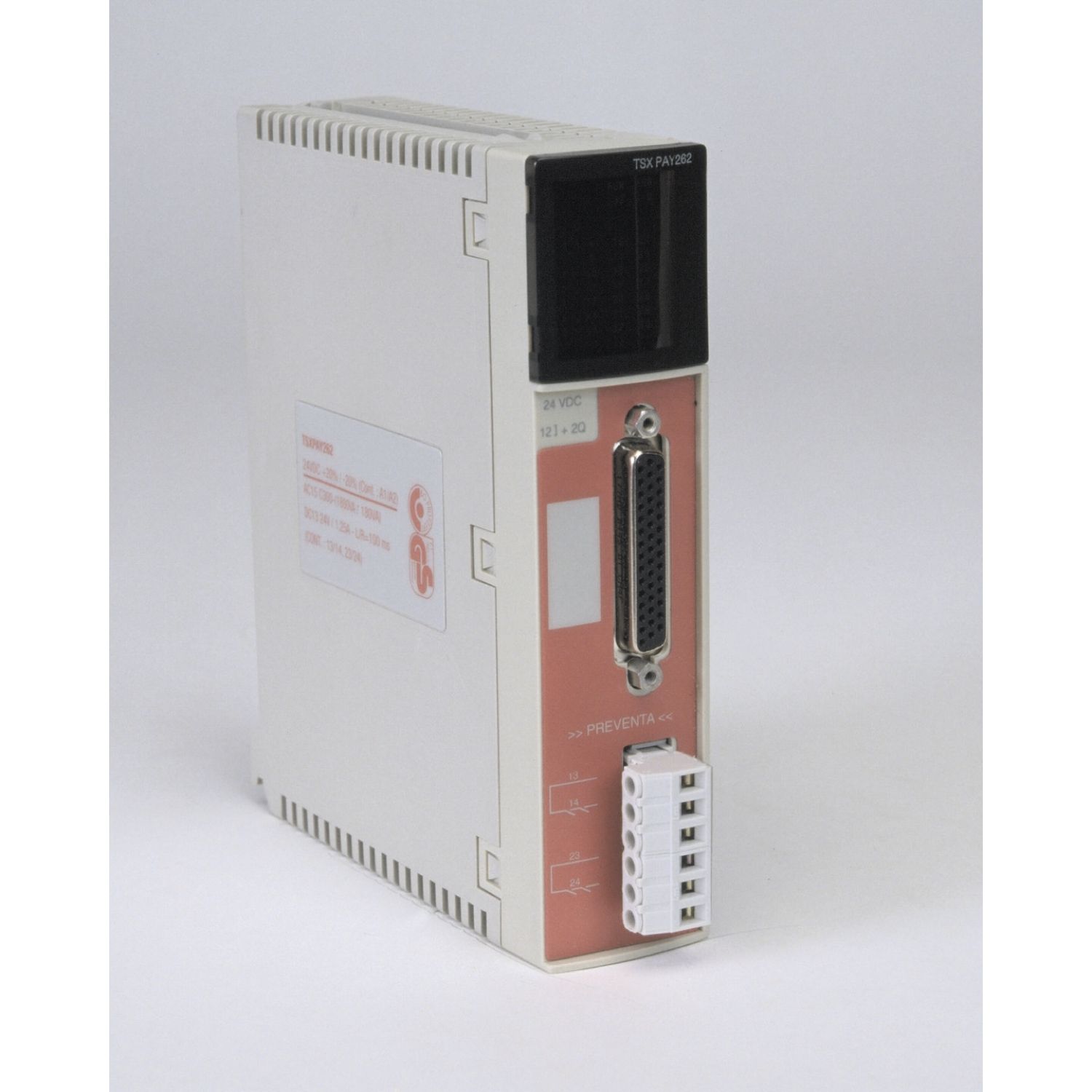 Picture of Preventa safety module, Modicon Premium, 19.2 to 30VDC, 30mA, 5W