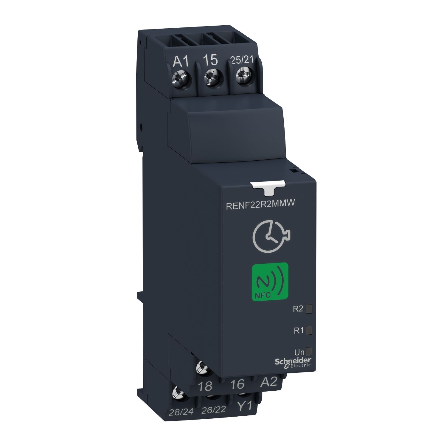 Picture of multifunction relay, Harmony Timer Relays, 8A, 2CO, 0.05s to 999h asymmetrical on delay and off delay 24 to 240V AC DC