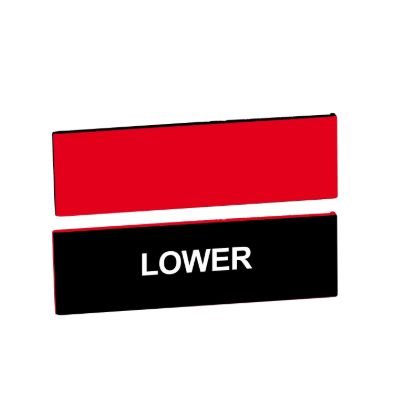 Picture of legend - with content " LOWER" C / W holder
