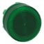 Picture of Head for pilot light, Harmony XB5, green, 22mm, with grooved lens, universal LED