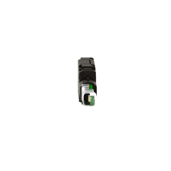 Picture of Complete body for pilot lights, Harmony XB6, green light block with body fixing collar with integral LED 12...24V