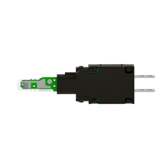 Picture of Complete body for pilot lights, Harmony XB6, green light block with body fixing collar with integral LED 12...24V