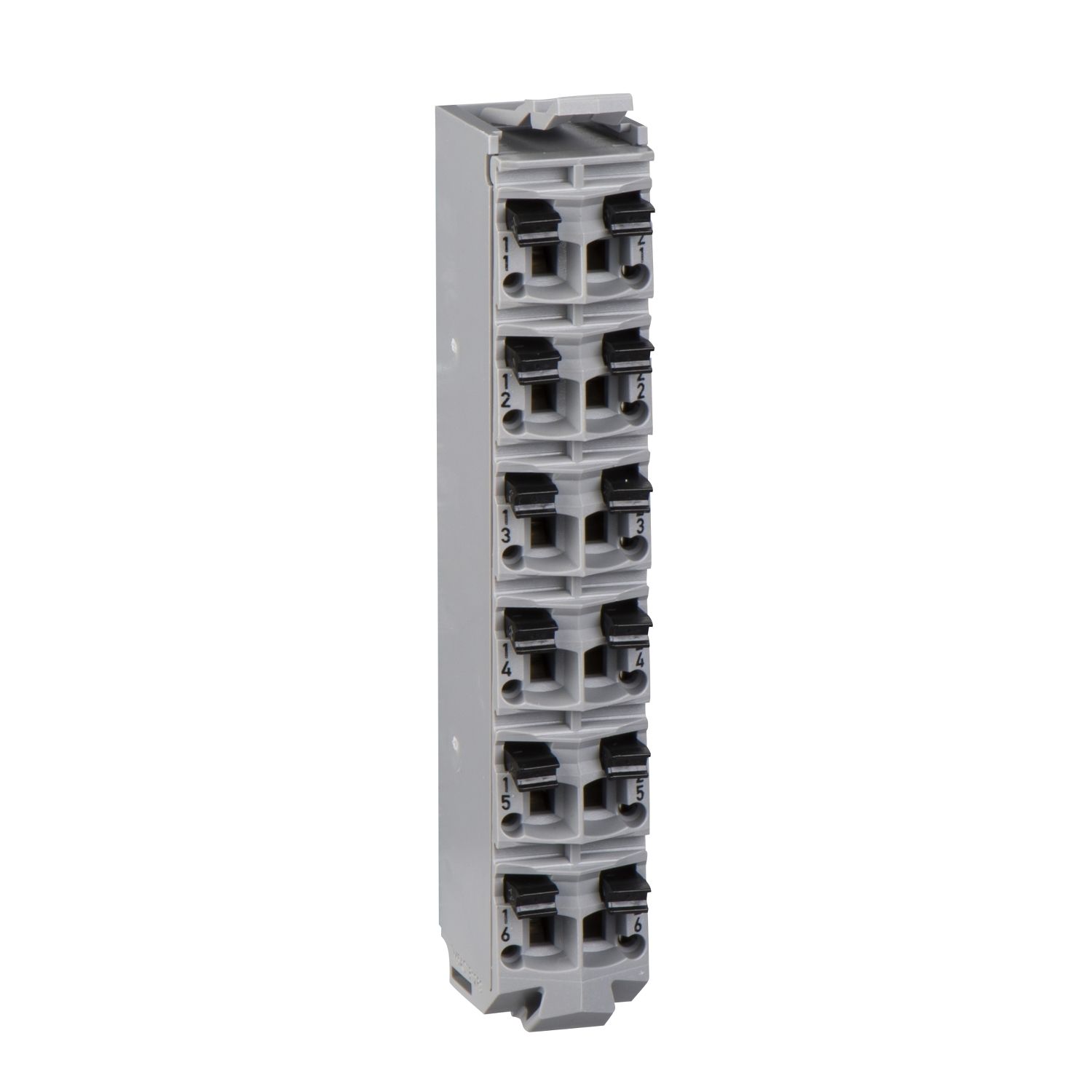 Picture of terminal block, Modicon TM5, 12 contacts, grey, quantity 1