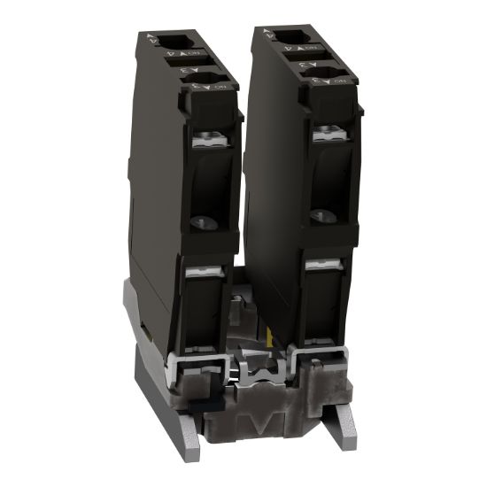 Picture of Contact block with body fixing collar for 4 direction joystick controller, Harmony XB4