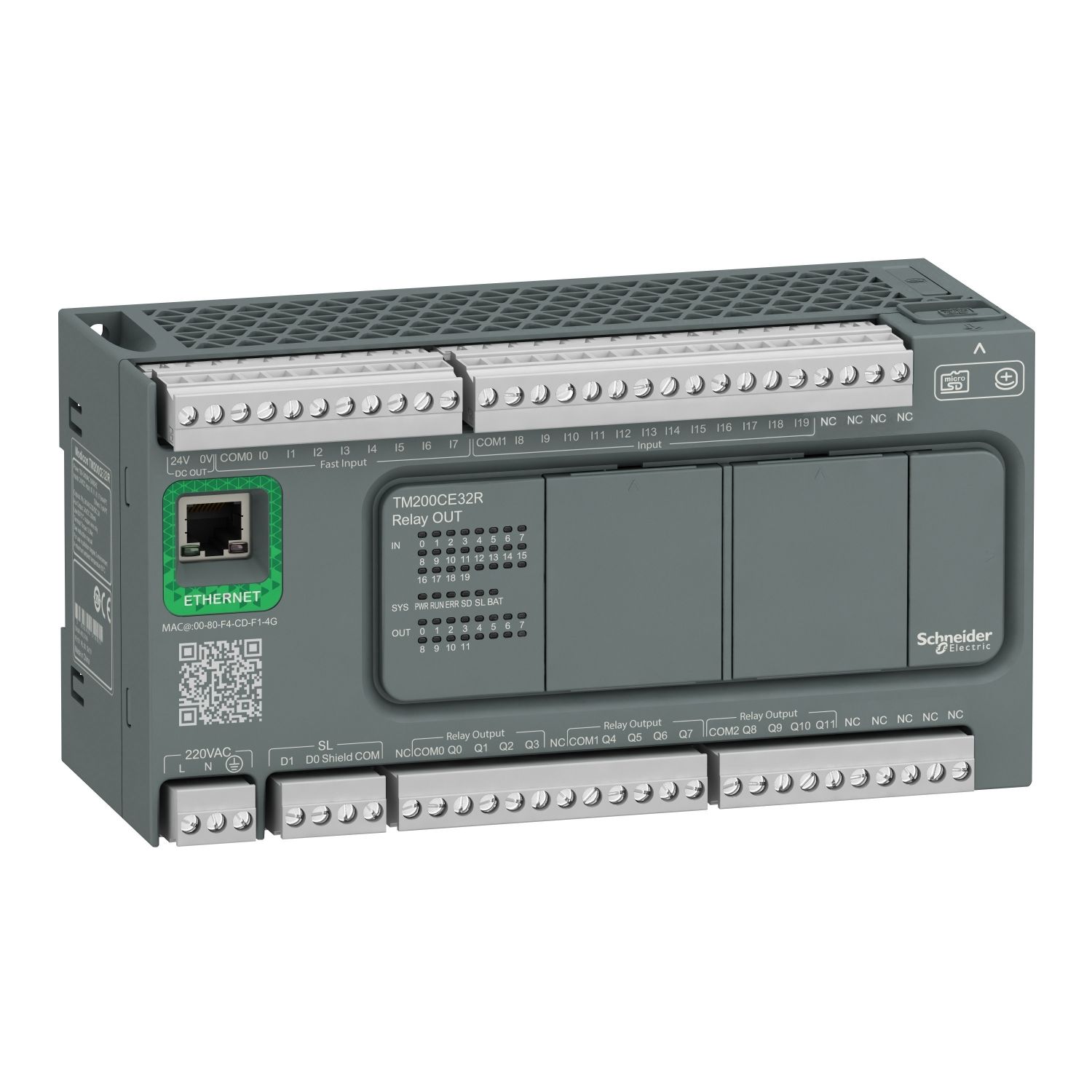 Picture of Controller M200 20I/12O relay Ethernet - 220V AC