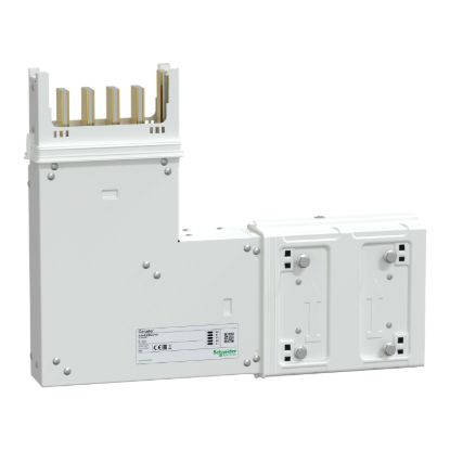 Picture of Elbow, Canalis KSA250, aluminium, 100/160/250A, fixed dimensions (A/B 250mm), to go upward, 3L+N+PE, white RAL9001