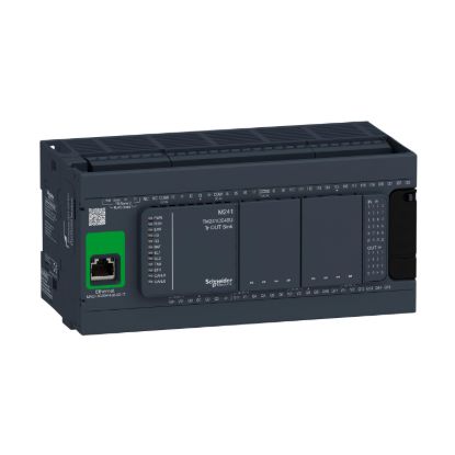 Picture of logic controller, Modicon M241, 40 IO, transistor, NPN, Ethernet