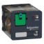 Picture of plug-in relay, Harmony electromechanical relays, 15A, 3CO, with LED, lockable test button, 24V DC