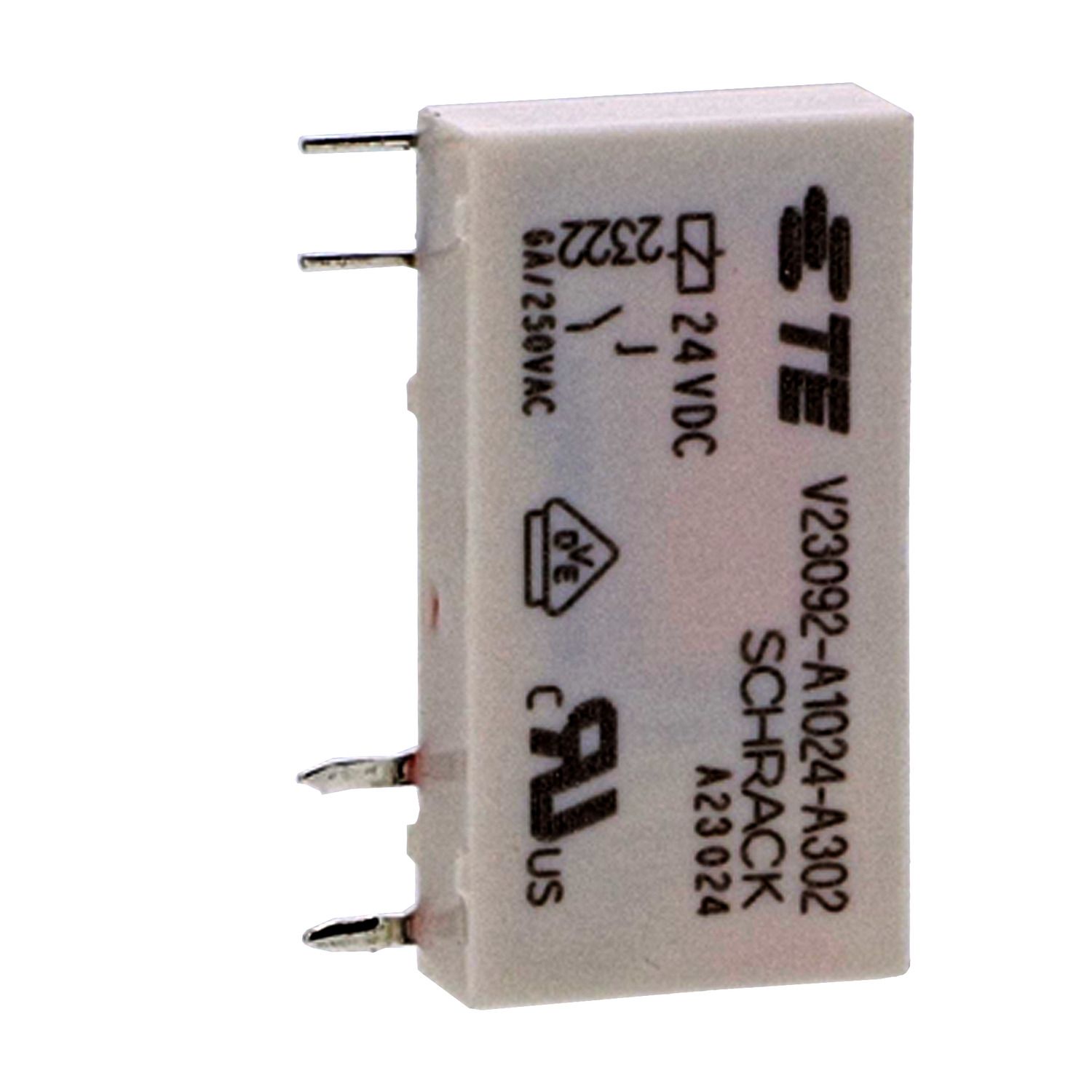 Picture of plug-in electromechanical relay - 5 mm - 24 V DC - 1 NO