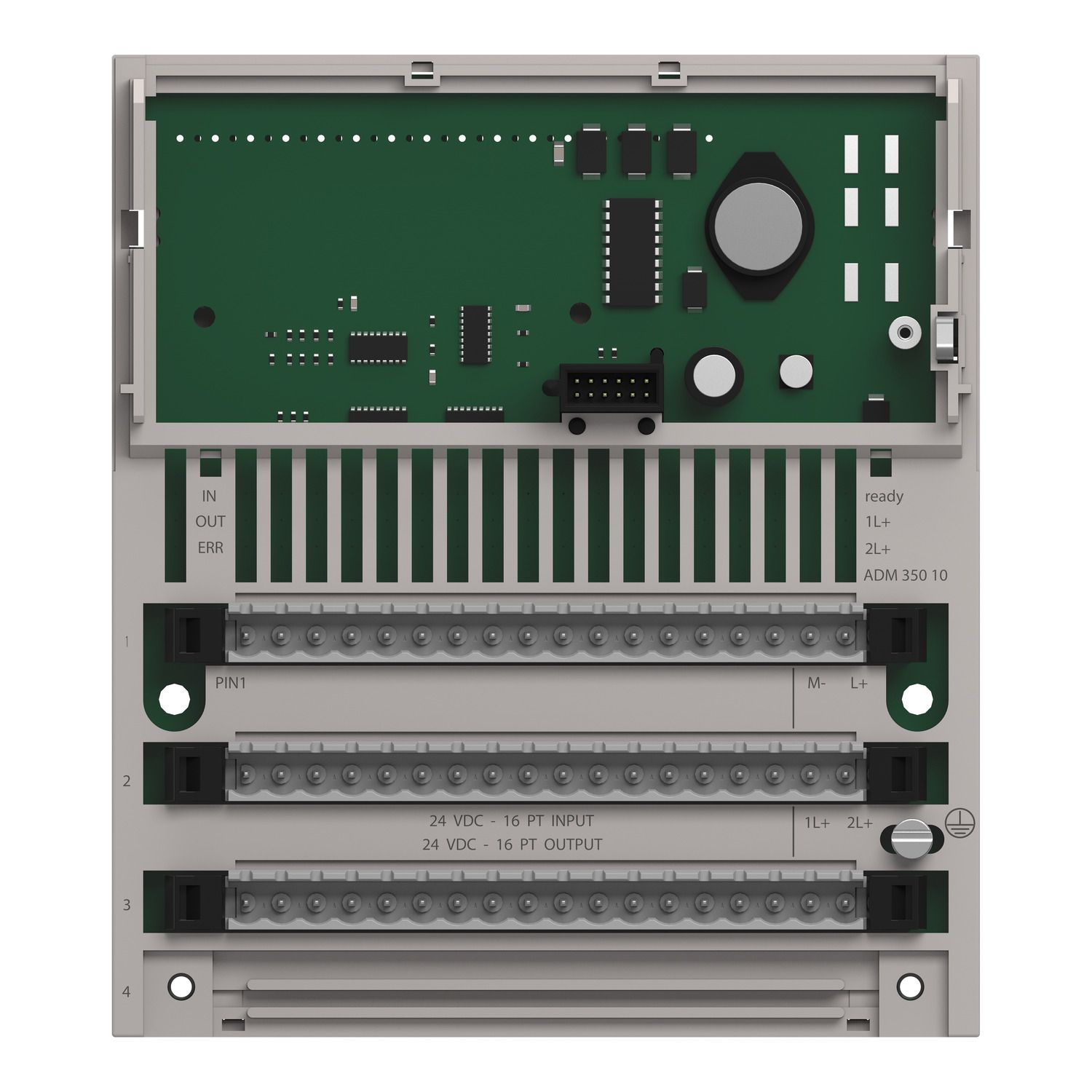 Picture of discrete I/O module Modicon Momentum - 16 I/O solid state