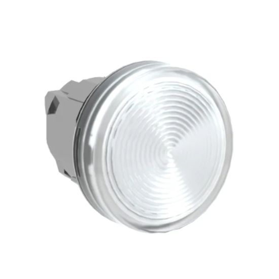Picture of Head for pilot light, Harmony XB4, metal, clear, 22mm, plain lens for BA9s bulb