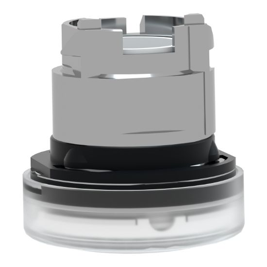 Picture of Head for pilot light, Harmony XB4, metal, clear, 22mm, plain lens for BA9s bulb