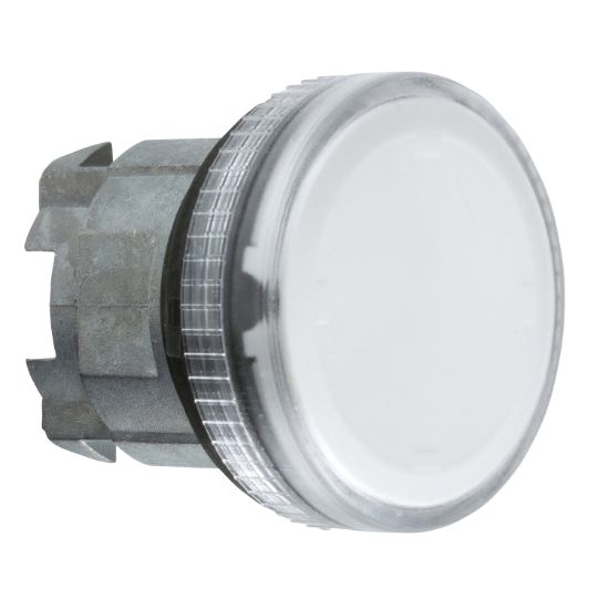 Picture of Head for pilot light, Harmony XB4, clear Ø22 mm with grooved lens BA9s bulb
