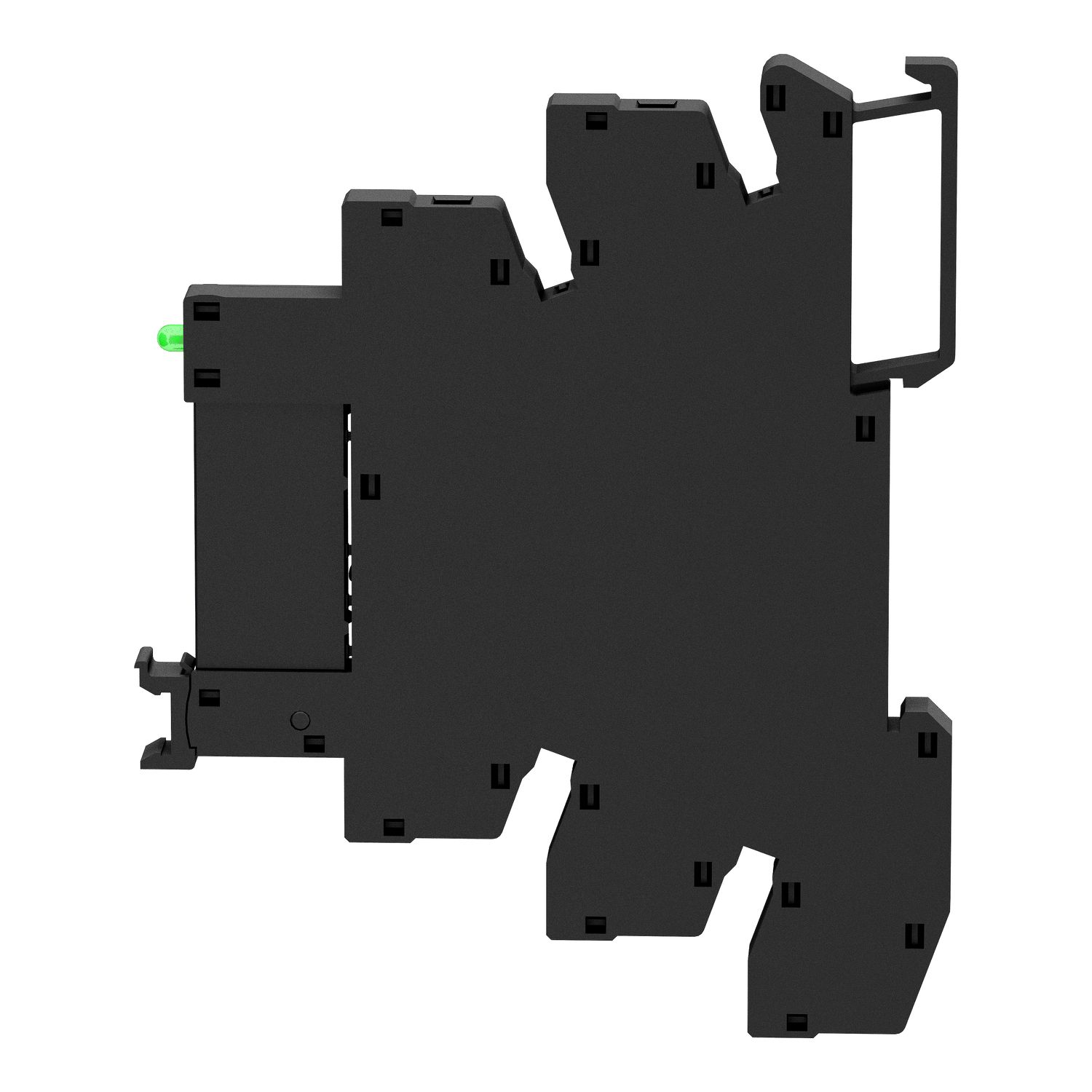 Picture of Slim interface relay pre assembled, Harmony Electromechanical Relays, 6A, 1CO, with LED, screw connectors, 24V AC DC