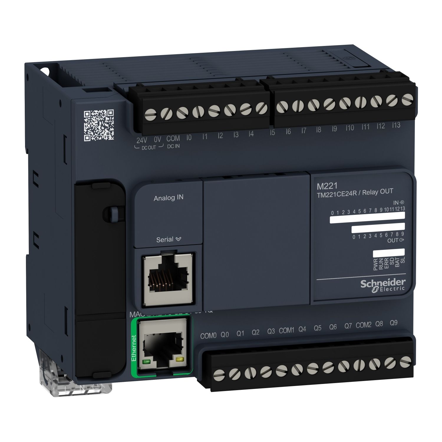 Picture of Logic controller, Modicon M221, 24 IO relay Ethernet